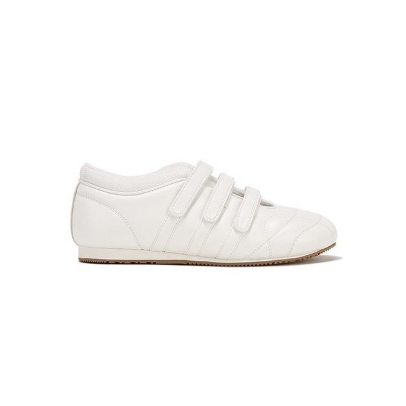 Cowhide Edition Three Velcro Casual Leather Functional Mary Jane Single Shoes Women's Bowling Shoes