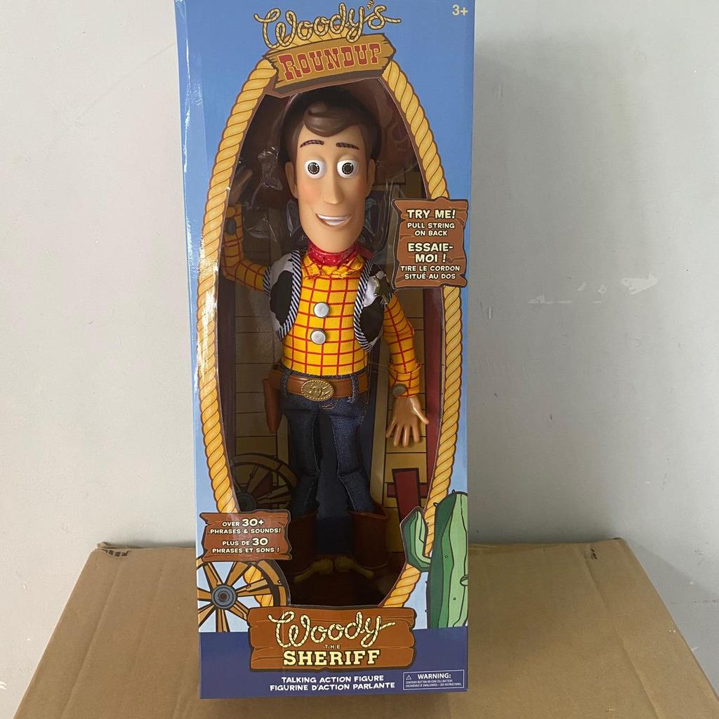 Sheriff Woody, Jessie, & Buzz Lightyear Pull-String Light-Up Figures - Toy Story 4