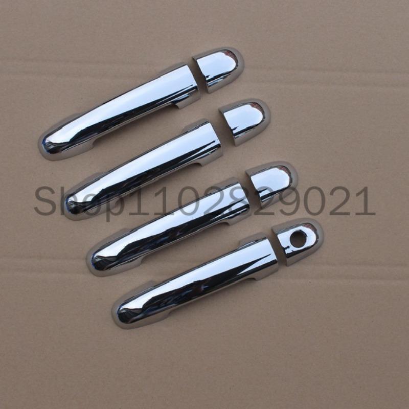 Chrome Car Side Door Handle Cover Trim Auto Exterior Accessories Stickers Styling For Hyundai i20 2008-2013 2012 2011 2010 2009