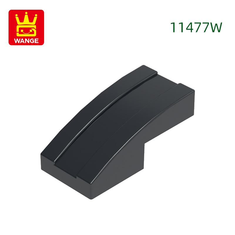 333Pcs/lot 11477W Slope Curved 2 x1 Block Moc Colour Accessories Compatible with with Brick DIY Children's Toy Building Assembly Parts