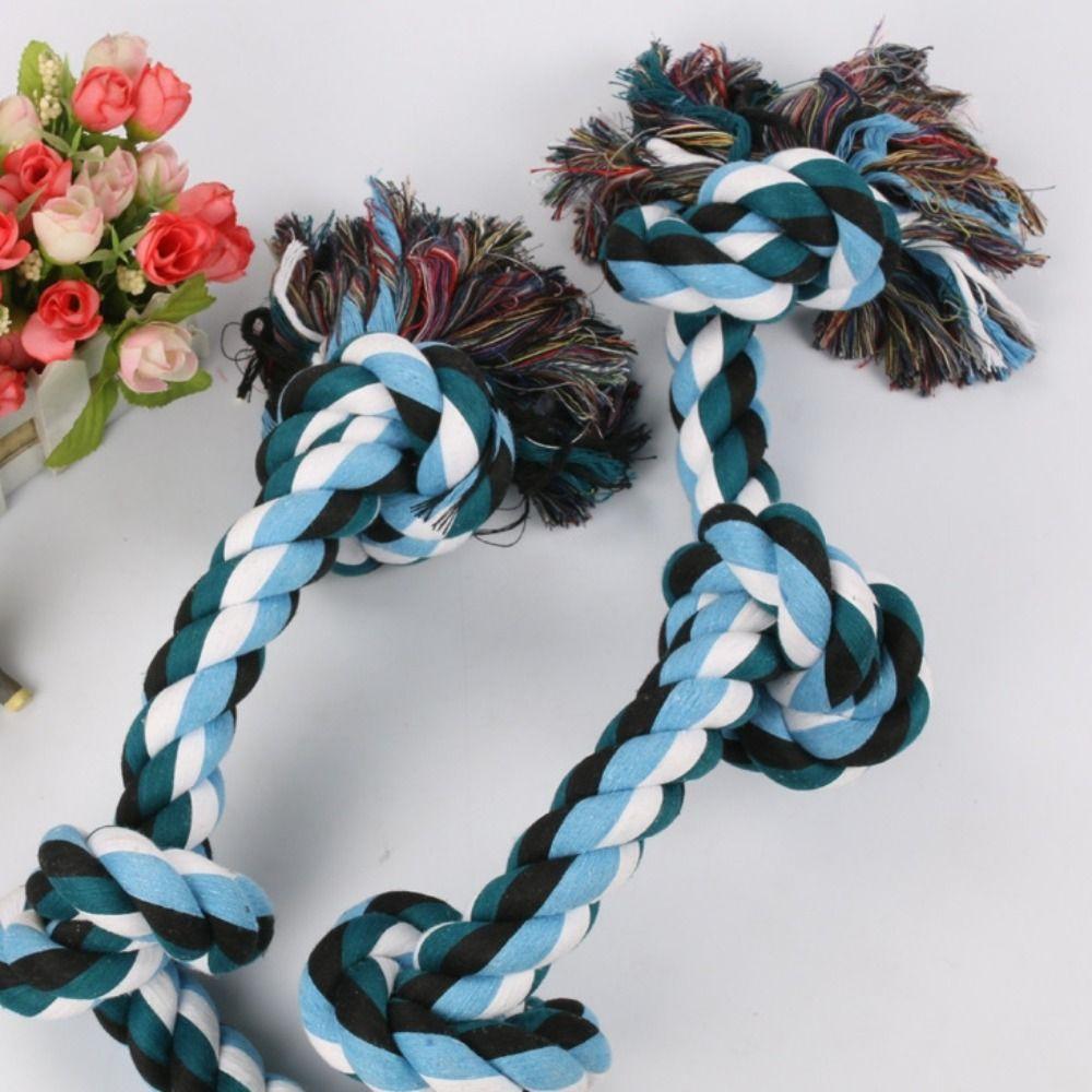 Cotton Dog Chew Toy Interactive Indestructible Dog Rope Toy  Tug of War