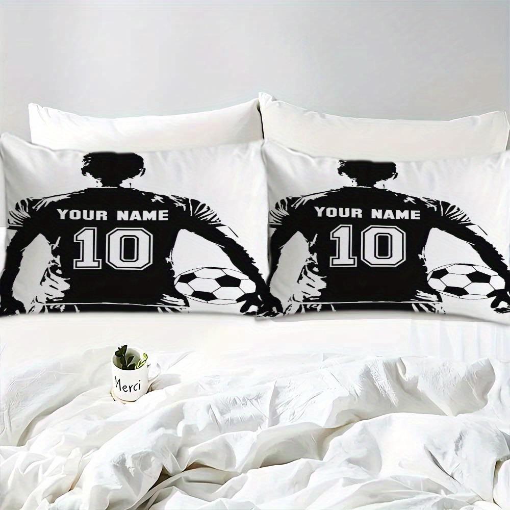 Christmas,Customization Football Duvet Cover Set Bedding Universal, Cute Printed Cartoon Quilt Cover Comforter Sets Home