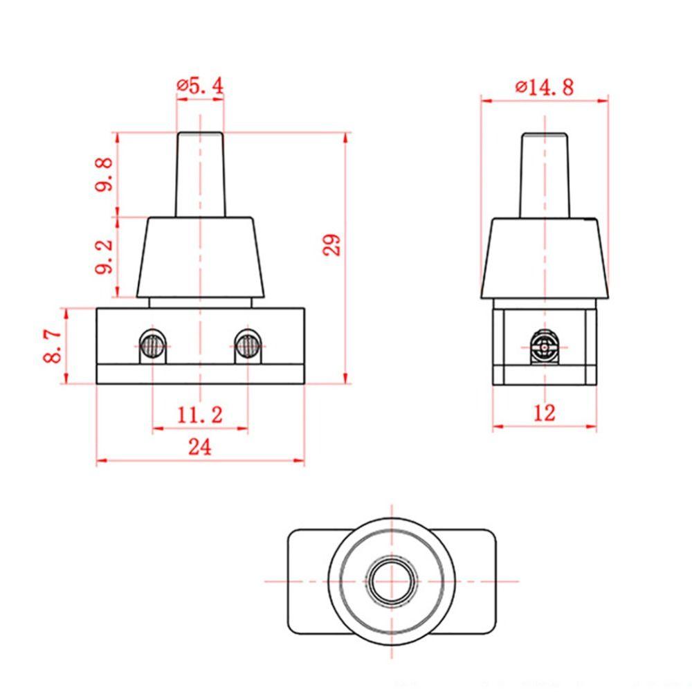 Întrerupător industrial de alimentare AC250V Mini întrerupătoare de alimentare Întrerupător nou pentru lămpi de acasă