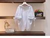 Trendy 2026 Plus Size Women's Summer Outfit: Stylish Shirt & High-Waisted Shorts Three-Piece Set
