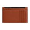 Coach Card Case Ogo Classic Smooth Grained Leather Card Case Mini Men's Brown Brown