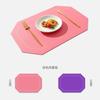 Double-Layer Table Mat Set Non-Slip Bowl Pad Coaster Set Washable PVC Dining Table Placemats Modern Home Decoration Accessories