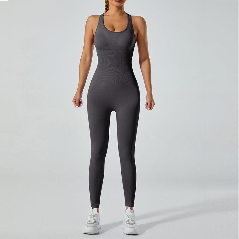 Seamless One-Piece Jumpsuit Yoga Pants Pants Dance Jumpsuit Fitness Suit Sports Jumpsuit Yoga Suit Women