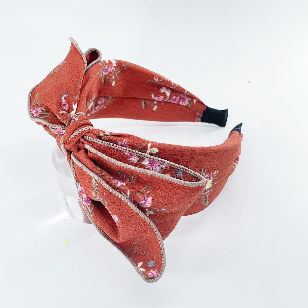 Women Girls Flower Big Knot Bow Hairband Headband Adult Hair Accessories Hair Jewley
