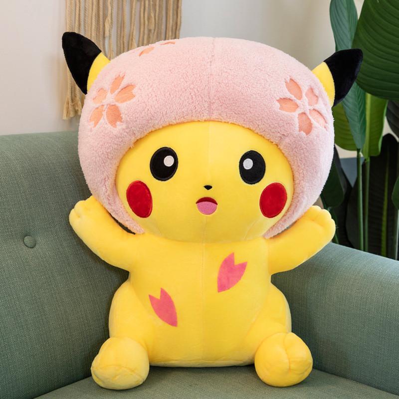Movie Sakura Pikachu Plush Toy Gift Holiday Present Doll Collectible