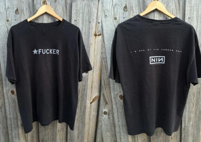 Trending Vintage 2009 Nine Inch Nails Star T-Shirt Unisex T-Shirt XL