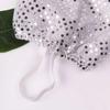 Silver Black Sequins Leg Warmers Sequined Stage Costume Shiny Leg Sleeves  Jazz Dance