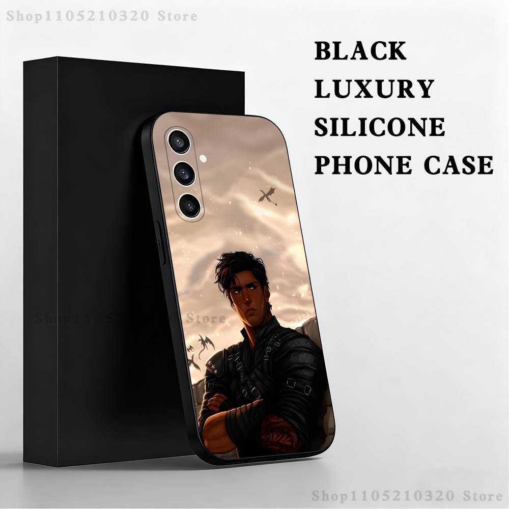 

F-Fourth W-Wing Phone Case For Samsung S25,S24,S21,S22,S23,S30,Ultra,S20,Plus,Fe,Lite,Note,10 Black Soft Shell SamsungS20lite