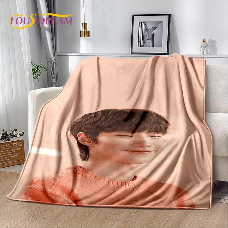 29 Styl Prawdziwe Piękno Hwang in Youp Cha EunWoo Koc, Miękki Koc do Rzucania do Domu Sypialni Łóżka Sofy Piknik Podróż Biuro Pokrowiec