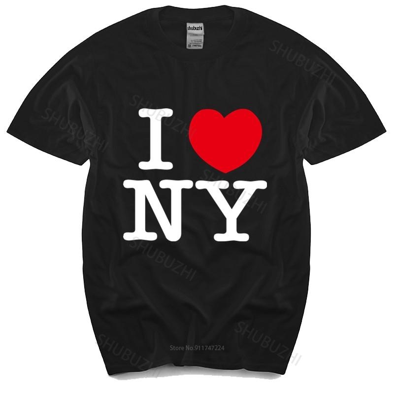 New Fashion Tshirt Men Crew Neck Tees I Love New York NY Heart Souvenir Funny T Shirt Gift Comics Classic Many Color Tops Tees
