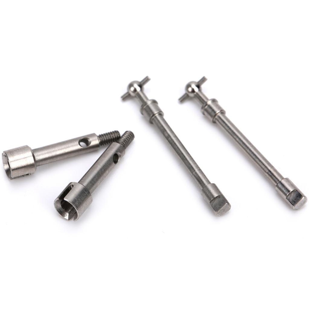 Stainless Steel Front Drive Shaft Dog Bone Replacement for Axial SCX24 90081 1 24 RC Car