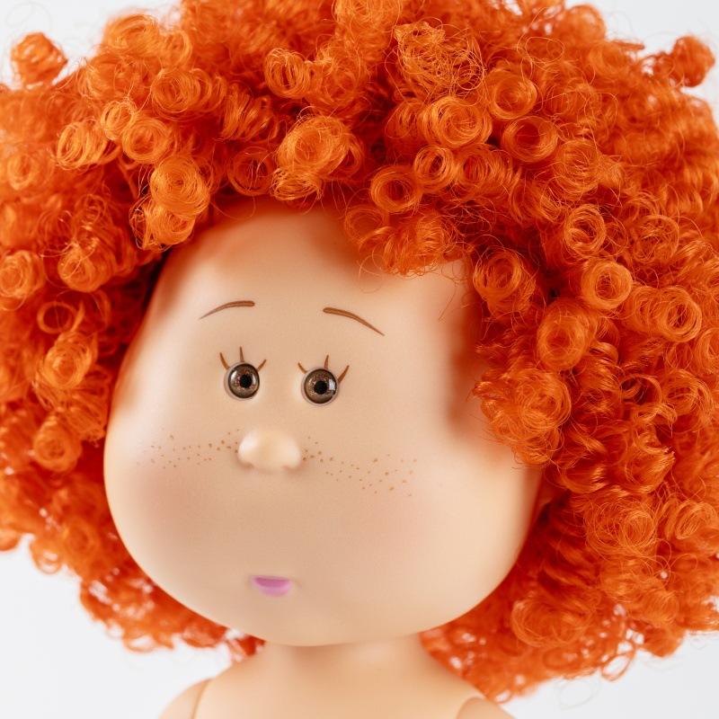 24cm Girls Toy Curly Hair Bean Eye Vinyl Doll Dress Up Dark Skin Mia Potato Dolls Movable Action Figure Body Children Gift Poseable Articulated Scale