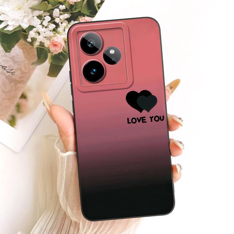 Cat Chinese Loogn Dragon Cartoon Painting Casing For Realme GT 7 7T RMX5061 Soft Matte Silicone Phone Case On Realme GT 7 Pro