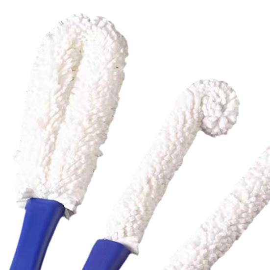 3Pcs/Set Foam Cup Brush Set Ergonomic Handle Reinforced Foam Bristles Cleaning Brush