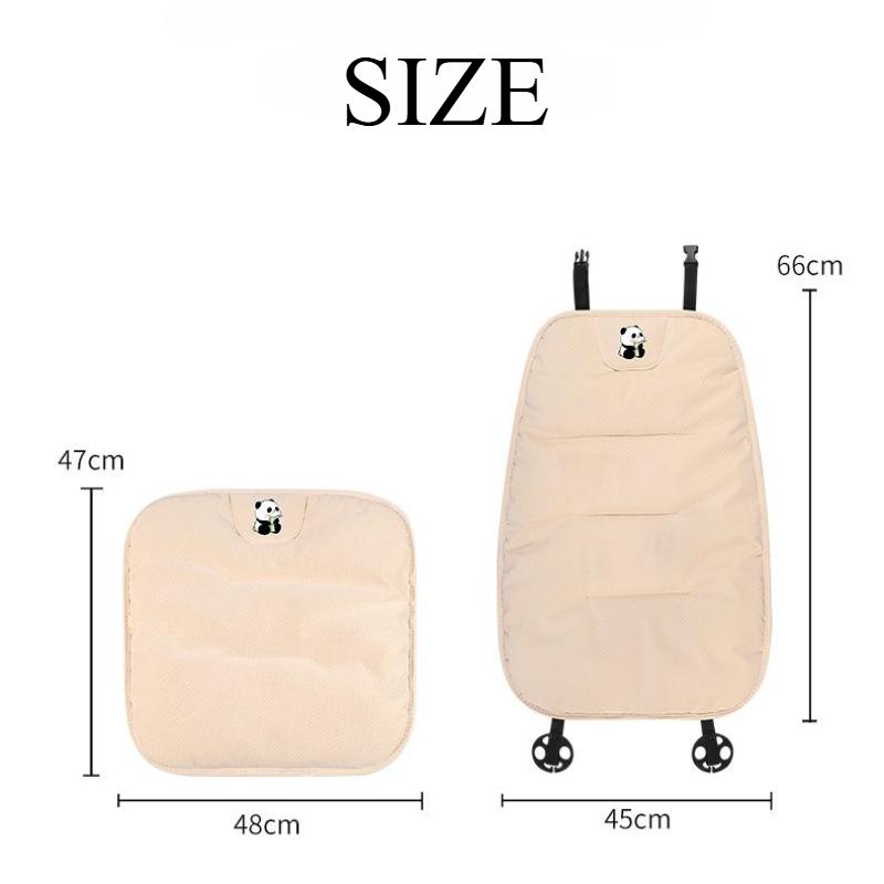 Summer Strawberry Bear Cute Cool Cartoon Car Seat Cushion Universal Comfortable Breathable Seat Cover for Vehicle