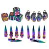 4/5PCS Tire Valve Stem Caps Anodized Aluminum Wheel Valve Covers Accessories Universal Cars SUVs Bikes Trucks And Motorcycles·