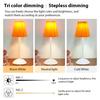 Rechargeable LED Table Lamps Touch Desk Lamp Wireless Night Light Restaurant Bar Desktop Mood Lighting Bar Decoration