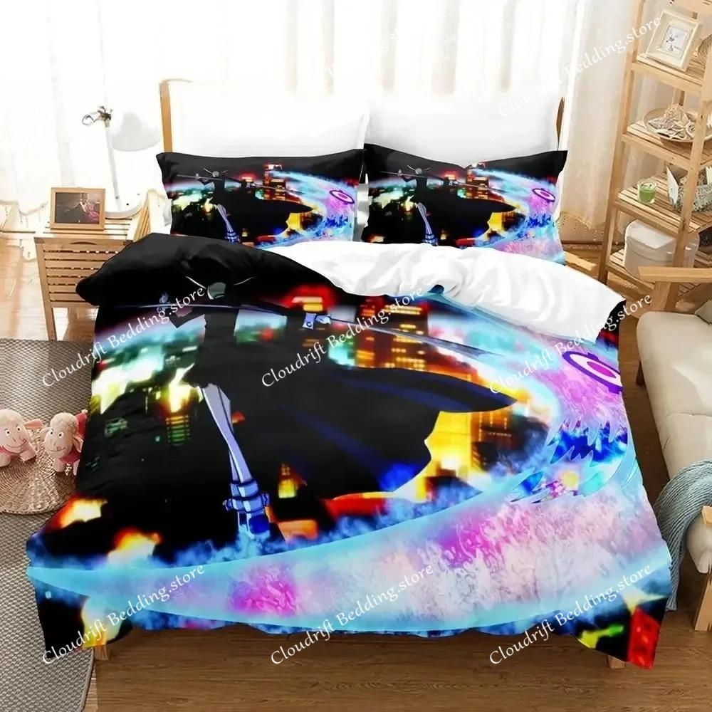 New 3D Cartoons Soul Eater Bedding Set Single Twin Full Queen King Size Bed Set Adult Kid Bedroom Duvet Cover Sets Home Textiles