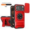For Magsafe Magnetic Car Mount Ring Soft TPU + Hard PC 2-in-1 Phone Case For iPhone 17 Pro Max 15 13 12 14 16 Pro Max Back Cover