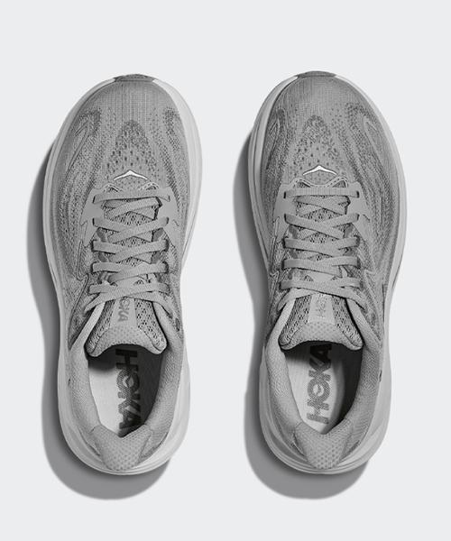 [HOKA] Women's Clifton 10 Wide - Stella Grey: Galactic Grey 1162050-SRYG
