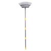 Rastrello da giardino Rastrello largo per foglie per arbusti con 25 denti Rastrello da giardino con manico regolabile per