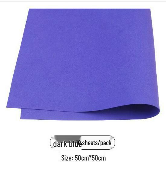 Placă mare din spumă EVA 50x50cm, grosime 1mm, pentru meșteșuguri DIY și proiecte educaționale.