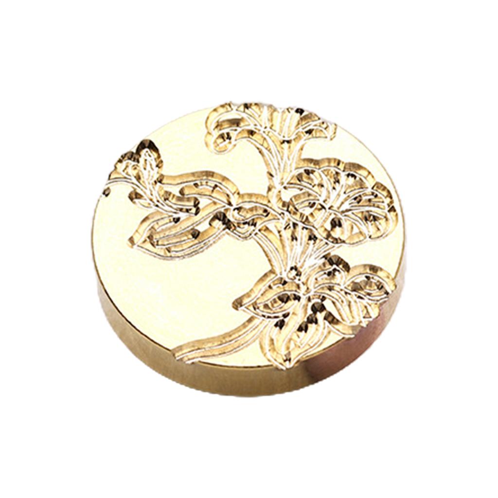 Wax Stamps Flower Sealing Wax Stamp Little Daisy Embossed Sealing Wax Stamp for Envelopes Wedding Invitations Decoration
