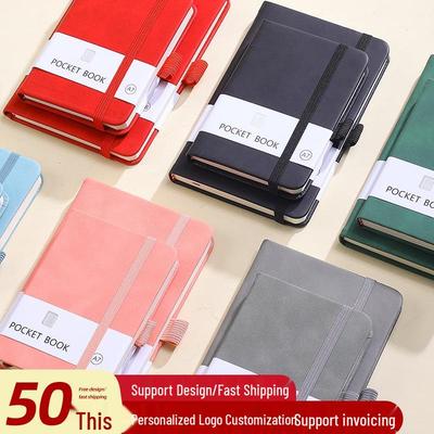 A7 Softcover gebundenes minimalistisches Notizbuch mit Logoaufdruck