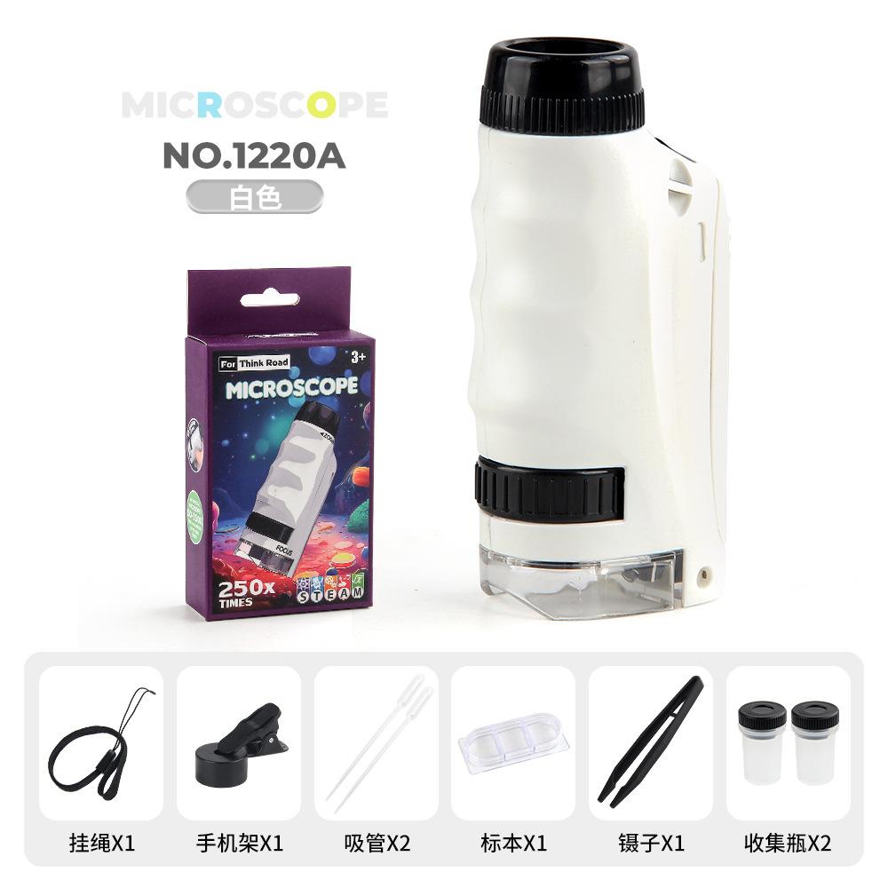 

Children s Portable Mini Handheld Microscope Diy Portable Microscope Scientific Puzzle Toy
