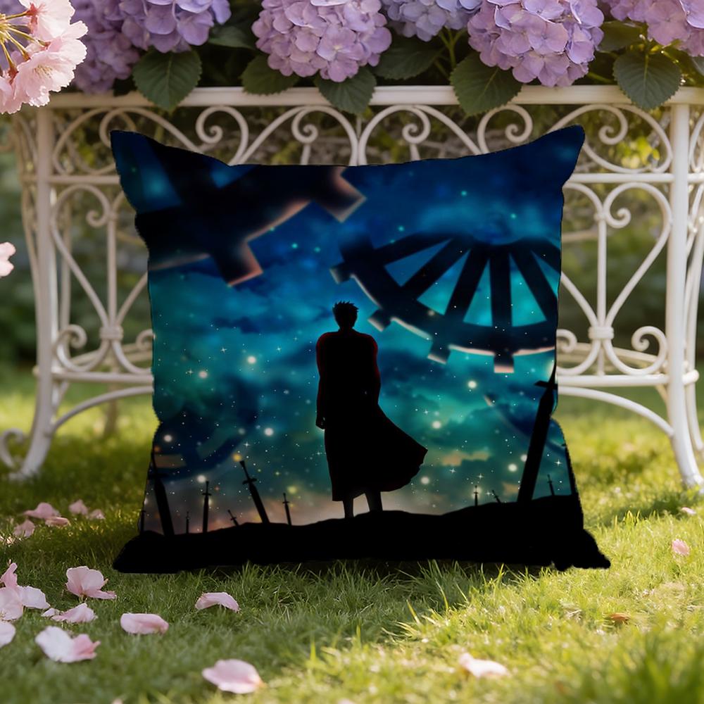Anime S-Steins Gate Cushion Cover Home & Car Dual-Scene Pillow Cover: Reversible for Premium Comfort