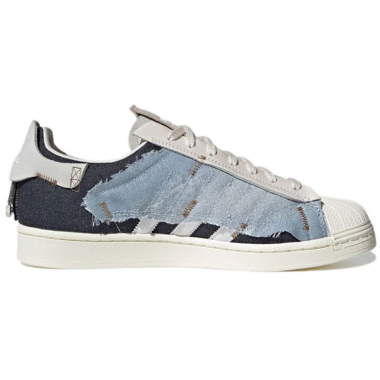 Adidas Originals Superstar WS1 Denim Low-Top Sneakers Unisex Sneakers Denim-Blue GZ6993