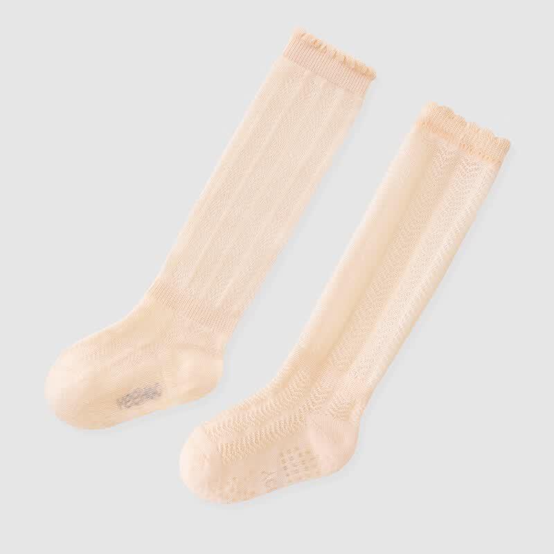 YEEHOO Kids Summer Breathable Over-the-Knee Socks (2-Pair Pack)