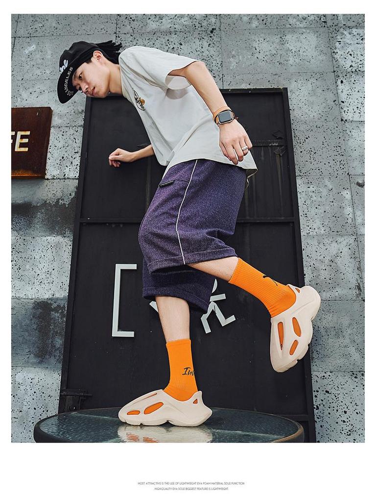 2025 Men's EVA Soft Sole Sandals: Closed Toe, Summer Beach Style, Comfy Fit