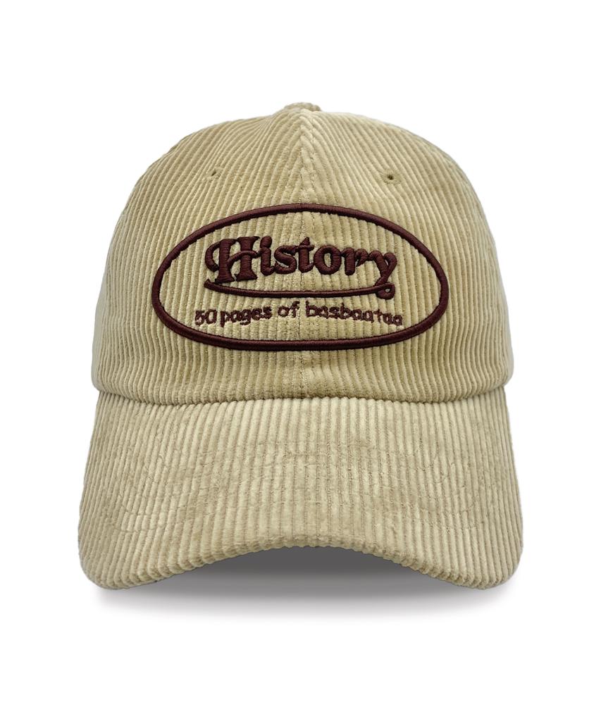 Baseubata History Classic Corduroy Cap (Beige)