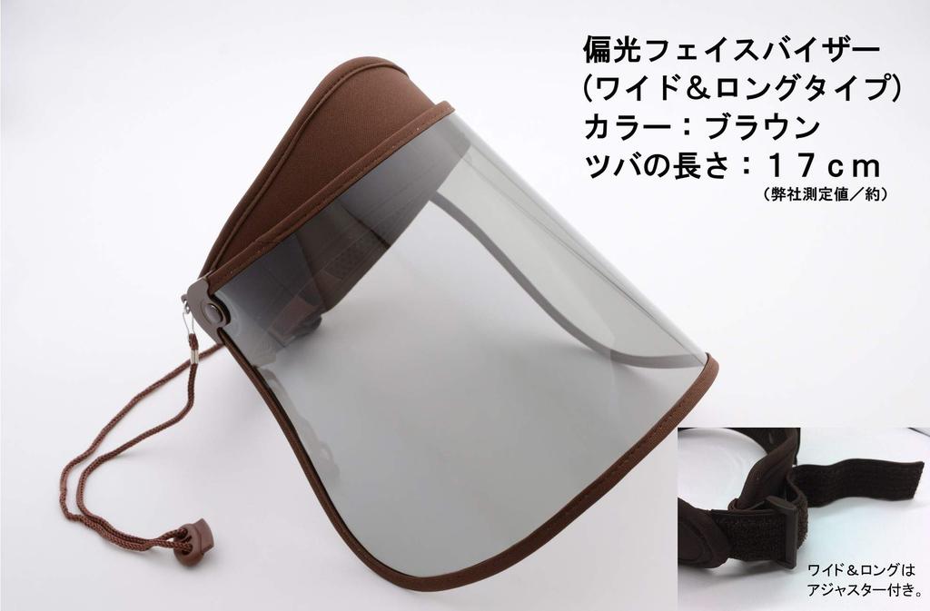 Polarized Face Visor (brown, Standard Type)