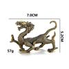 Brass Four Mythical Beasts Ornaments: Azure Dragon, White Tiger, Vermilion Bird, Black Tortoise - Office Home Decor Craft Deskto