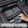 Front Center Console Organizer For 2024-2025 Chevy Silverado EV Work Truck (WT) Middle Center Console Storage Box Accessories