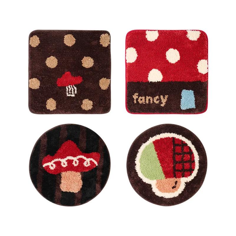 Cute Cartoon Plush Seat Cushion Modern Simple Household Accessories Office Creative Warm Bench Classroom Chair Butt Seat Cushion