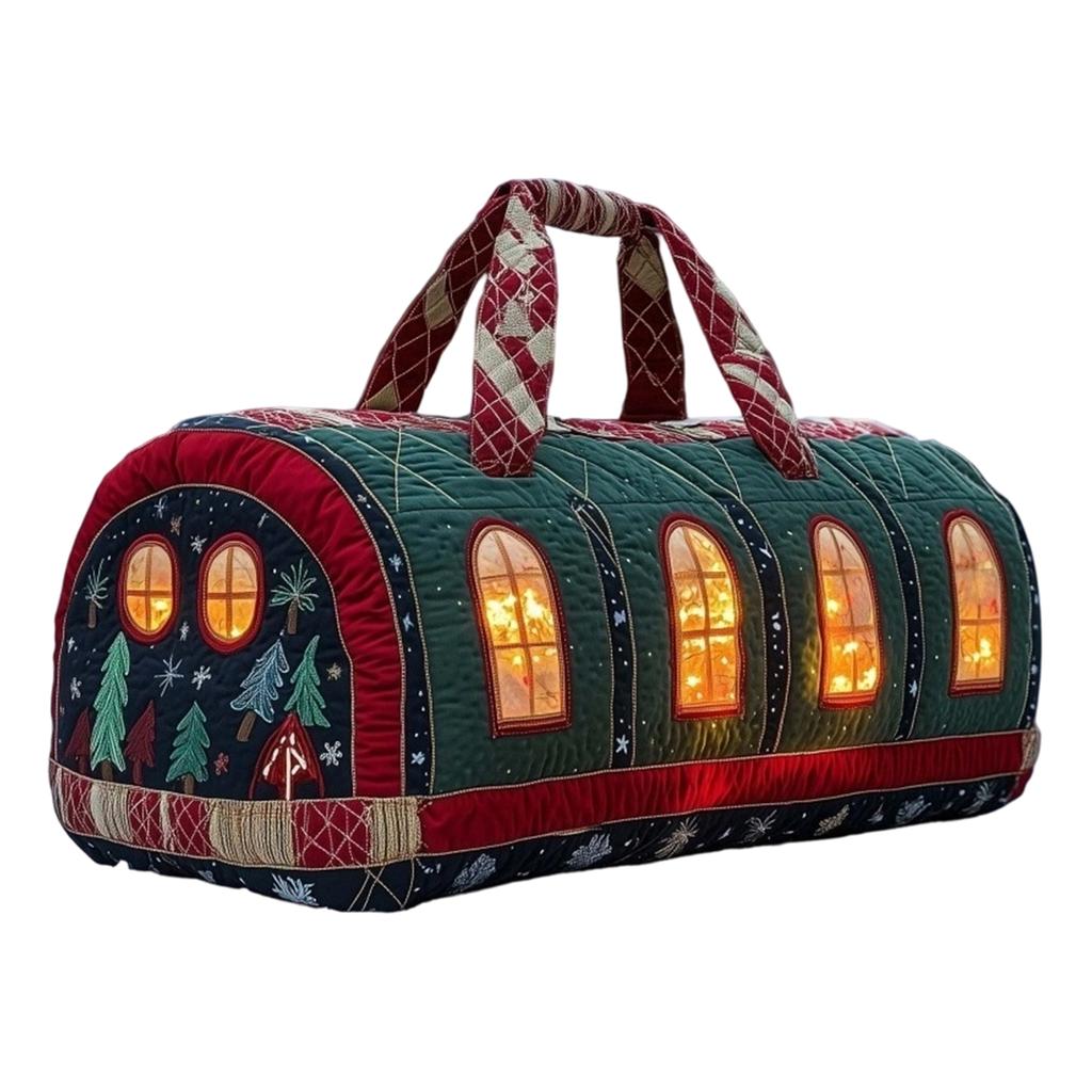 Petit Sac de Yoga Décontracté Imprimé pour Femme Sac à Main de Voyage avec Design Halloween et Noël