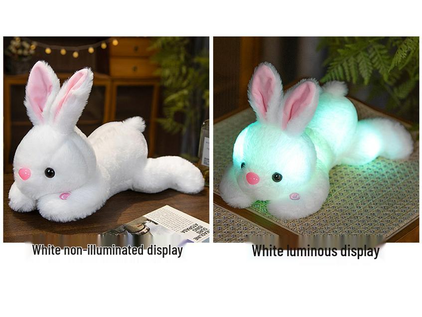 Creative Luminous Rabbit Plush Toy Night Light for Kids
