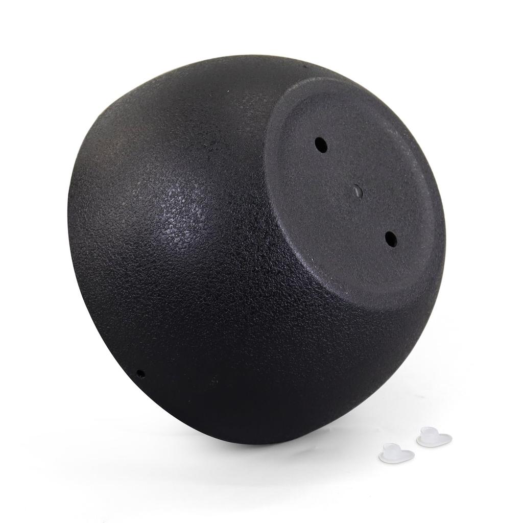 10 Inch 2 Pack Hanging Flower Pots with Drainage Holes and Chain for Garden Porch Plants, for House Plants Decor,