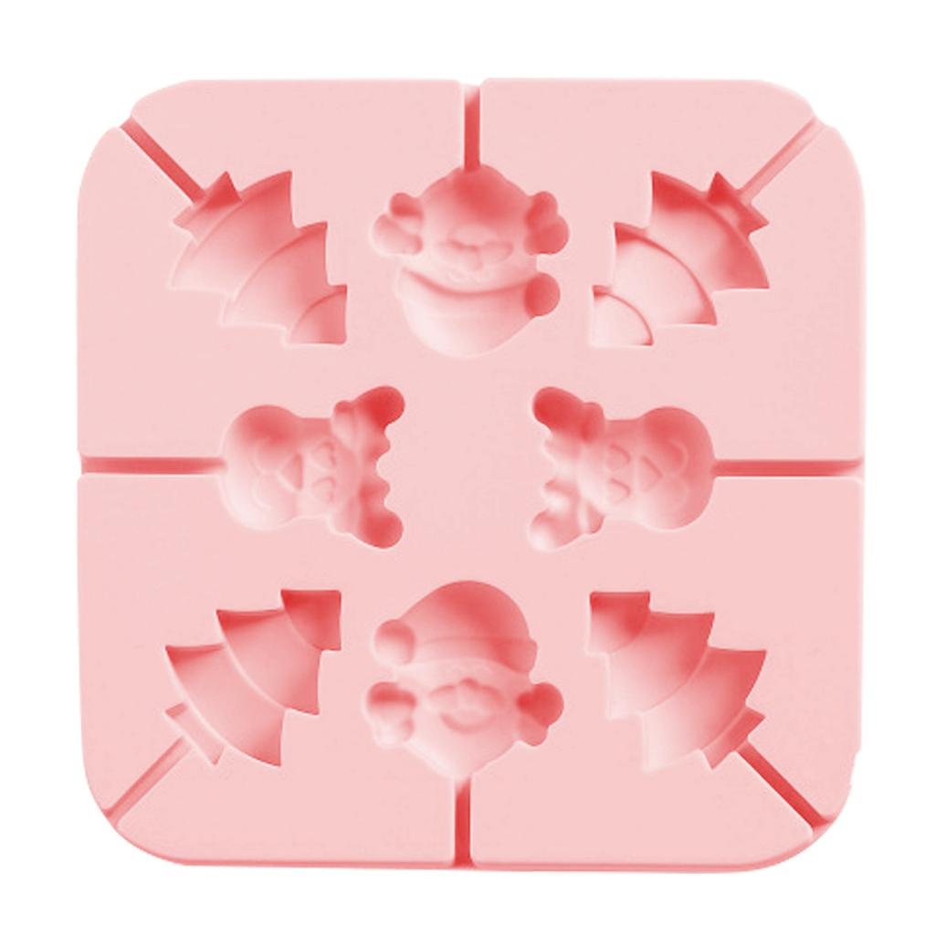 Silicone Fruit Shape Lollipop Mold Soft Safe Animal Fruit Party Cake Shape Fondant Mold Making Lollipop Chocolate Candy Mold