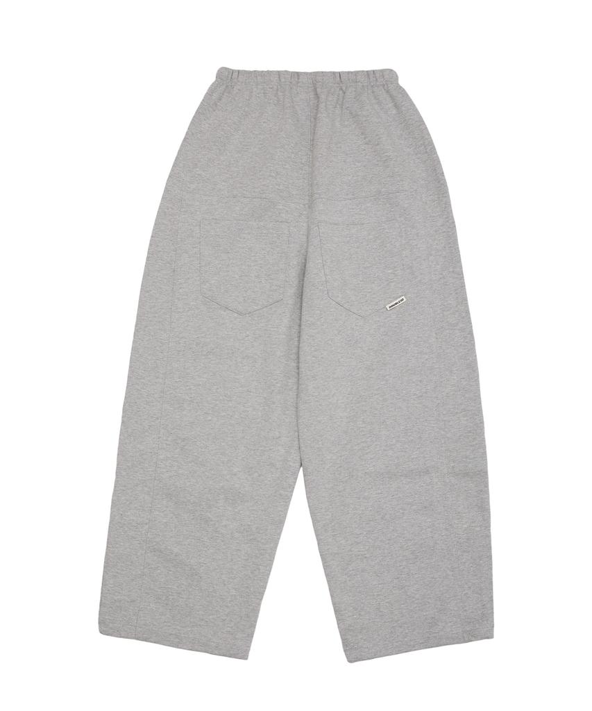 DOUBLE JD Doubleing Wide Sweatpants (Gray)