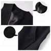 Elegant Slim Fit Women Suit Vest Spring Autumn Short Waistcoat Stylish Outerwear Fashion