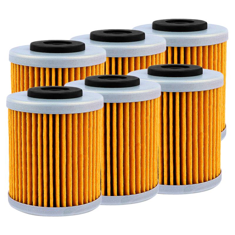 2/4/6 Pcs Cyleto Motorcycle 1st Engine Oil Filter for KTM SMCR SMC R 690 Enduro R 2012- Duke 690R 12-19 690 Rally 2007-2010