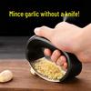Stainless Steel Garlic Press & Masher – Manual Peeler, Crusher, and Squeezer Gadget